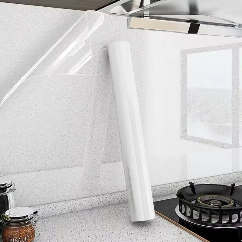 45Cm Transparent Waterproof and Oil-Proof Static Wallpaper Kitchen Stove Anti-Fouling Sticker High Temperature Resistant